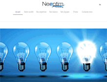 Tablet Screenshot of neoptimconsulting.com